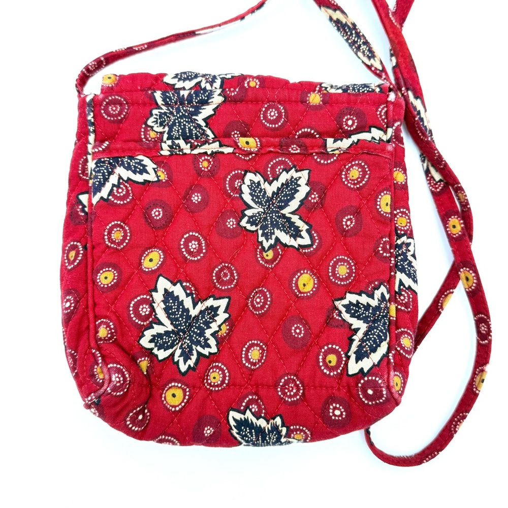 Vera Bradley Retired Red Coin Mini Hipster Crossbody Bag (BVB0001) - Picture 6 of 10